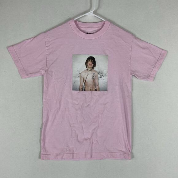 Lil Xan Total Xanarchy Anarchy Tour Concert T-Shirt Womens Small Pink Casual S/S - Picture 1 of 7